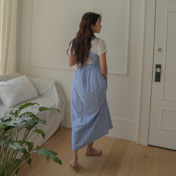 X-Back Striped Dress - Picture 3 of 5